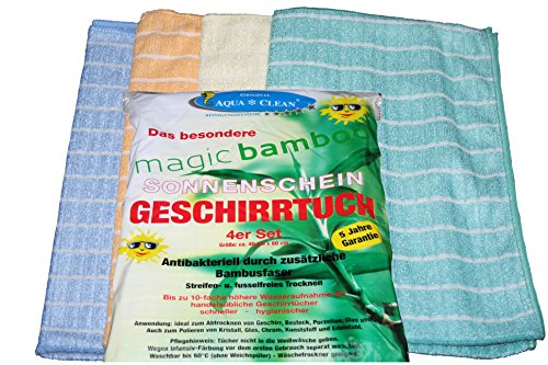 Magic Bamboo Geschirrtücher 4er Set