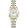 VXFAIZY Dainty Square Watch for Women with Easy Read Arabic Numeral Ladies Dress Watches