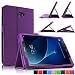 Produktbild Samsung Galaxy Tab A 10.1 Hülle Case, Infiland Slim Fit Folio PU-lederne dünne Kunstleder Schutzhülle Cover Tasche für Samsung Galaxy Tab A 10.1 Zoll Wi-Fi/ LTE (2016) SM-T580N/SM-T585N Tablet-PC(mit Auto Schlaf / Wach Funktion)(Lila)