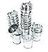 Produktbild Juvale 24 Stück 2 Klein Metall Eimer – Mini-Blecheimer mit Griffen – Ideal für Kleine Geschenke, Süßigkeiten, Votivkerzen, Trinkets, Kleine Pflanzen – Silber
