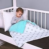 LULANDO Babydecke Kuscheldecke Krabbeldecke (80×100 cm). Super weich und flauschig. Kuschelige Lieblingsdecke für Ihr Baby. - 6