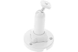 POPETPOP Support Mural réglable pour caméra extérieure, Réglables à 360° Applicable à la Plupart des caméras pour l'extérieur et l'intérieur Blanc, Résistant à l'eau et à la Rouille