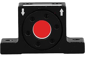 FAFEICY Vibratore Pneumatico a Turbina GT6, Vibratore Pneumatico, Oscillatore a Turbina Pneumatica Forniture per Piattaforme Vibranti Industriali con Filettatura da 1/8 Pollici, per lo Scarico di Silos, Piatt