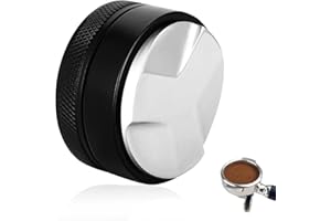 Yitobici Distributeur d'outils de nivellement de café moulu Niveleur en Acier Inoxydable 304 adapté aux Cuisines, cafés, Bureaux, etc. (51 mm)