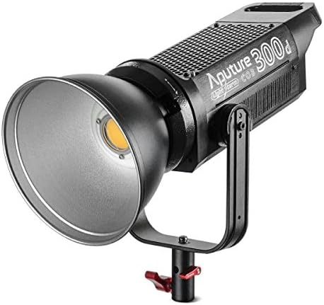Aputure Light Storm LS COB 300D Daylight LED Video Light with Bowens Mount / V-mount Plate and Carrying Bag + ILEDGear Adapter