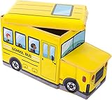 Bieco 04000506 – Staubox und Sitzbank Schulbus, ca. 55 x 26,5 x 31,5 cm - 2
