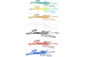 CMUYKIBU 7 pièces d'autocollants voiture en édition limitée,autocollants réfléchissants,autocollants rétroviseur pare-brise,jantes porte voiture avec logo emblème pour mur d'ordinateur portable voiture