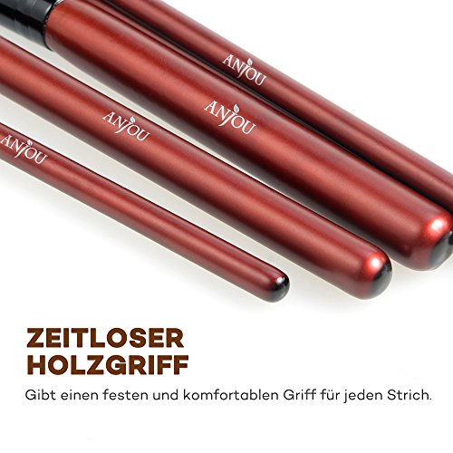 Anjou 24 tlg. Makeup Bürsten Pinsel Schminkpinsel Kosmetikpinsel Make Up Pinsel Kosmetik Set - 8