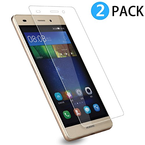HUAWEI P8 Lite Panzerglas Schutzfolie, [2 Stück] Hi-Luck 0.33mm Premium Ultra-Klar Glasfolie Displayschutzfolie Schutzglas für HUAWEI P8 Lite (9H, Anti-Kratzer, Blasen-frei)