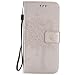 Produktbild Samsung Galaxy S7 Edge Hülle, Chreey Prägung [Katze Baum] Muster PU Leder Hülle Flip Case Wallet Cover mit Kartenschlitz Handyhülle Etui Schutztasche [Gold]