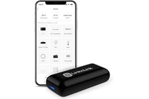 LinknLink eHub 5-in-1 Smart WiFi Universal Remote: IR and RF Control with Motion, Temperature, Humidity Sensors, 3 Years Free Data Storage Export, Works with Alexa, Google Home, Modbus, Home Assistant