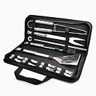 Chenci Grillbesteck BBQ Grillzubehör 16 Set, Barbecue Grillen Werkzeuge Koffer aus Edelstahl – Bild 1