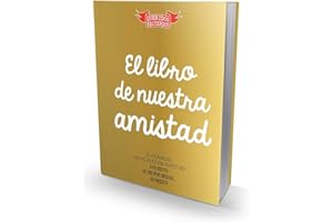 CALLE DEL REGALO Calledelregalo Libro de Nuestra Amistad - Libro para Amigo o Amiga - Regalo Original para Amigo - Libro tierno para Amigos