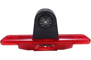 KALAKASS HD Vision Nocturne IR Feu de Freinage Caméra de recul pour Peugeot Expert 2007-2016/Fiat Scudo 2007-2016/Citroen Jumpy 2007-2016
