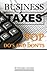 Produktbild Business Taxes: Top Do's and Don'ts