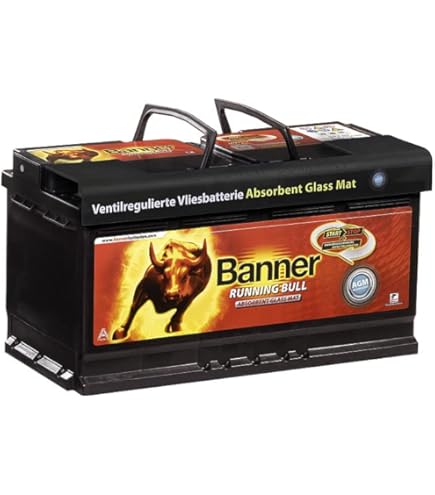 Start-Stop Batterie Banner Running Bull AGM-Batterie 92Ah - 12V, Wartungsfrei, Für Start-Stopp-Systeme Vliesbatterie 92ah