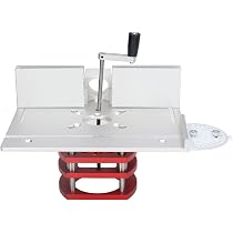 Base Fresa Regolabile Tavolo Elevatore Per Fresatrice - Sollevamento Manuale 51mm, Base Per Fresa Fai-da-te, Oro Tavoli Per Frese Per Legno - 4