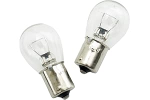 RoadPro RP-1156 Clear #1156 Heavy Duty Replacement Bulbs Car Truck Reverse Light Bulbs Clear Backup Lights - Pack of 2