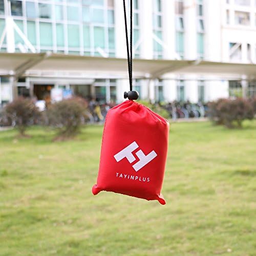 Tayinplus Camping Mat Picnic Mat Beach Mat Blanket Groundsheet Sheet Hiking Outdoor Mat with Carry Bag Portable Lightweight Waterproof and Sandproof (Red)