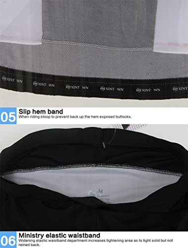 iCreat Fahrradbekleidung Kurzarm Trikot & Trägerhosen Hose Sets Radfahren Rad NEU mit Silikonmatte S bis XXXL - 5