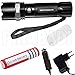 Produktbild SWAT Polizei 500 m Taschenlampe Lumen LED Flashlight mit Batterien + 2 Ladegerät