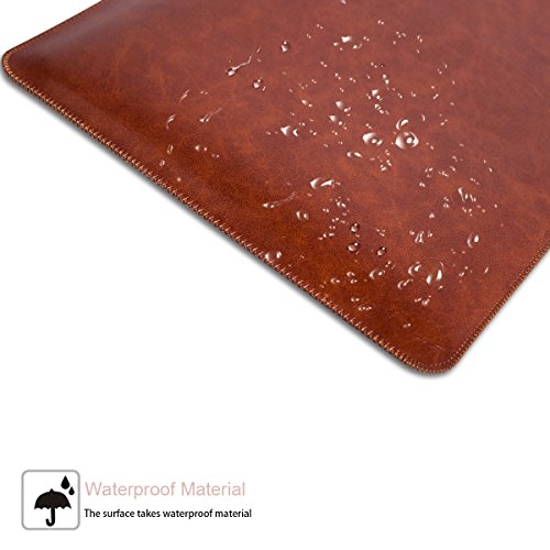 WALNEW Schlanke Leder New MacBook Air 12 Zoll Hülle, MacBook Schutzhülle, Hülle, Case, Cover, New MacBook Air 12 Zoll Hülle mit Handgriff, geschütztes Inneres und externes Mousepad - 4