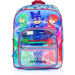 Sac à dos LES PYJAMASQUES sac complet avec fournitures scolaire sac PJ MASKS 2018