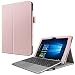 Produktbild Infiland ASUS Transformer Mini T102HA Hülle Case Slim dünne Schutzhülle Tasche für ASUS Transformer Mini T102HA (mit Auto Schlaf/Wach Funktion, Enthält Keine Tastatur)(Rosa Goldene)
