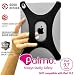 Produktbild PALMO iPad Air/AIR2/Pro 9,7 Schutzhülle Ver2.0 (schwarz) – Red Dot Award: Product Design 2017 & Good Design Award 2015 Winner – US Militär Drop getestet – Einhand-Kontrolle – ultraleichtem, kratzfest, Premium Silikon Cover w/Finger Gurt für Drop Prävention, Extended Daumen erreichen – Impact, Stößen, Staub Proof Bumper – Apple Smart Cover/Keyboard (schwarz) schwarz schwarz 24,6 cm (9,7 Zoll)
