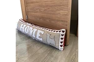 BURCASA Bresme Burlete Textil Decorativo - Aislante Térmico para Bajos de Puertas, Diseño Original de la Colección Home, con Dimensión Universal de 85 cm de Largo