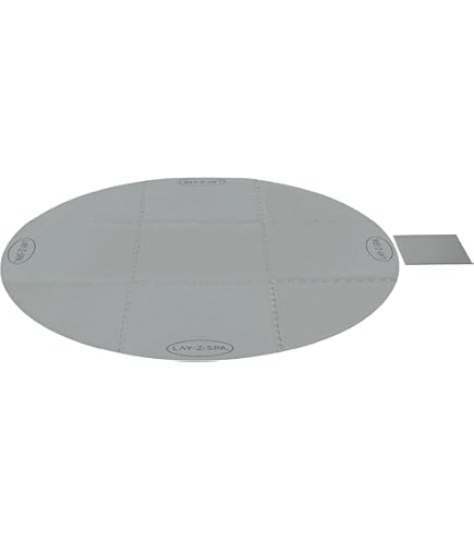 Gugxiom 140 mm opblaasbaar deksel, opvouwbaar whirlpooldeksel, energiebesparend, stofdicht, opblaasbaar deksel voor alle ronde whirlpools voor 4 personen