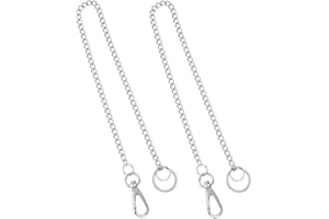 PERFETSELL 2 Pcs Cadenas para Llaveros 44 cm Cadena Acero Inoxidable Llavero Pantalon Cadena de Llavero Cadena de Bolsas para Llaveros Cadena Llavero para Niños Hombre y Mujeres