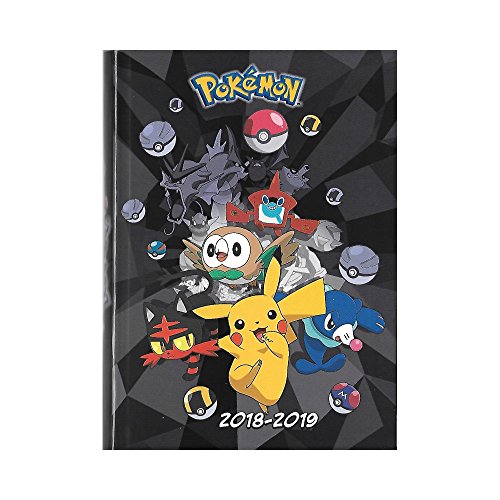 Télécharger Pokémon - Agenda Année Scolaire 2018-2019 - Multilingue - 17x12cm - Noir livre En ligne