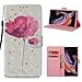 Produktbild Case Compatible for Samsung Galaxy Note 9 Hülle,Roreikes Brieftasche Tasche Handyhülle Schutzhülle Lederhülle Flip Case 3D eine Blume Cover Ständer Kartensätze Magnetverschluss Bumper