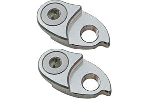 AAED 2 pièces Extension de dérailleur arrière de vélo Extension de Crochet de Queue de Cintre de dérailleur arrière pour Route de Montagne-gris