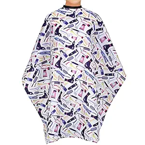 Hair Salon Cape for Salon Stylist or Home Hair Cutting, Womens (Hair Tools), Multicolor, One Size (1 Count)