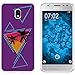 Produktbild PhoneNatic Case kompatibel mit Samsung Galaxy J3 2017 Silikon-Hülle Retro Wave Palmen M3