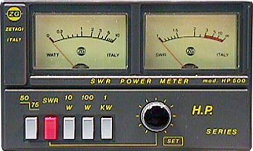 Zetagi HP500 Twin Window SWR/PWR Power Meter