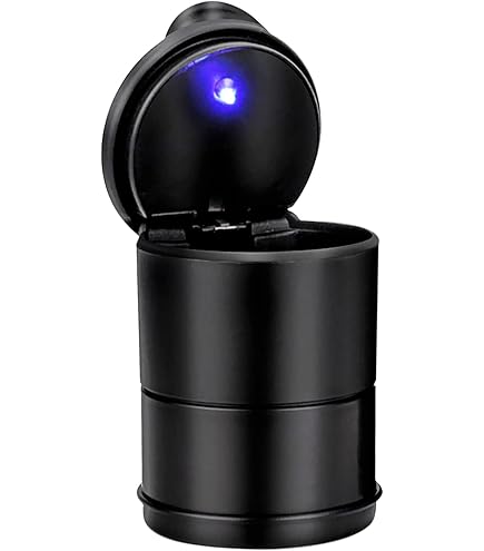 Posacenere Auto Antivento 2 Pezzi - Nero Per Spiaggia Giardino - Foto 8