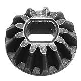 Material: acero LIUYUNE, Pieza de Repuesto de Engranaje cónico pequeño y Duradero 13T for HG P401 / 402/601 RC Car