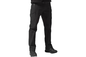 FREE SOLDIER Pantalon Ski Homme Pantalon de Randonnée Chaud d'hiver Pantalon de Chasse Imperméable Pantalon d'extérieur en Softshell Doublé de Molleton