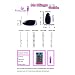 Bling Art Stiletto False Nails Gel Fake Acrylic Purple Glitter Medium 24 Tips UK