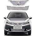 CAR SAAZ Bentley Type Front Chrome Grill for Baleno Type 1(2015-2018)