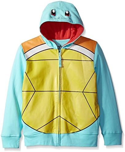 Pokemon Squirtle Kids Fancy Dress Costume Hoodie Size 7