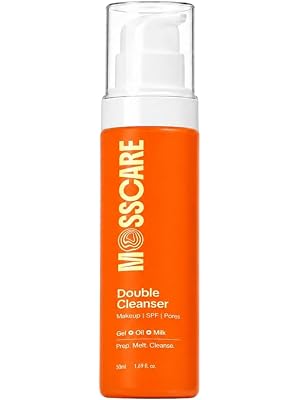 Mosscare Double Cleanser | Makeup & SPF Remover Facewash | Hydrated Skin | for Hydrated Glass Skin Face Wash for Deep Cleansing Dirt • Oil • Impuritie