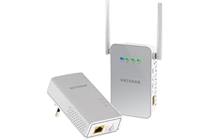 NETGEAR PLW1000, CPL WiFi 1000 Mbps avec 1 Port Ethernet, Prise CPL Fibre idéal pour Avoir Internet Partout dans la Maison et Profiter du Service Multi-TV, Compatible avec Toutes Les Box Internet