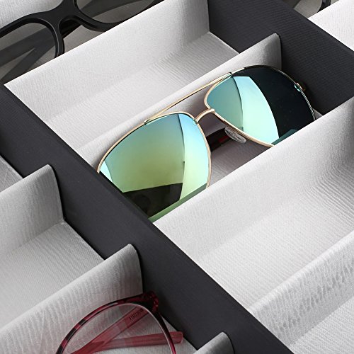 Femor brillenständer für 18 Paare Brillen Aufbewahrung Brillendisplay (18 Paare Brillen) - 5