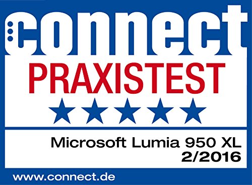 Microsoft Lumia 950 XL Smartphone, Display 5,7 Pollici, Memoria 32 GB, Fotocamera 20 MP, Windows 10, Bianco [Germania]