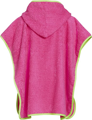 Playshoes Mädchen Bademantel Frottee-Poncho, Badeponcho Sweety mit Kapuze - 2