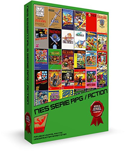 CARTOUCHE POUR CONSOLE NES SERIE VERTE - Legend of Zelda I & II Metroid Duck Tales 1 & 2 Final...
